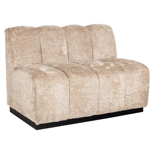 Eetkamerbank Hillpark Hoek Chenille - Beige