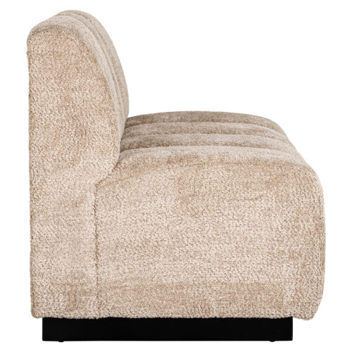 Eetkamerbank Hillpark Hoek Chenille - Beige - Afbeelding 2