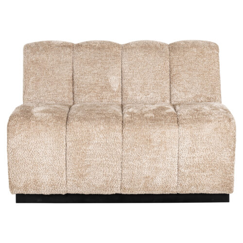 Eetkamerbank Hillpark Hoek Chenille - Beige - Afbeelding 4