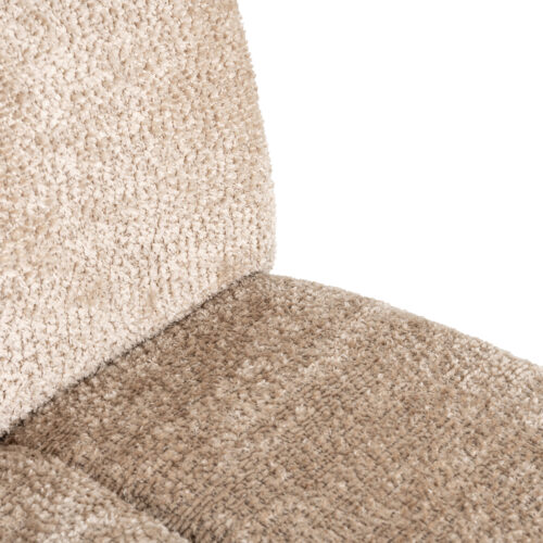 Eetkamerbank Hillpark Hoek Chenille - Beige - Afbeelding 6