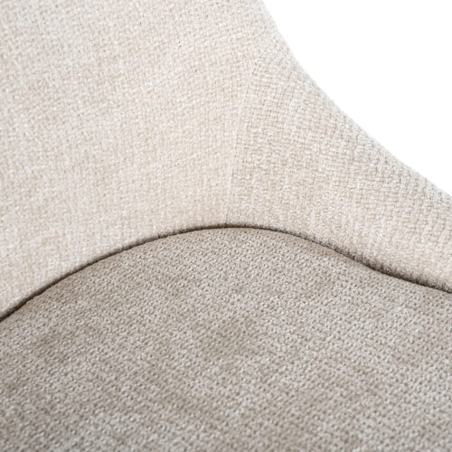 Barstoel Brooke Chenille Creme - set van 2 - Afbeelding 8