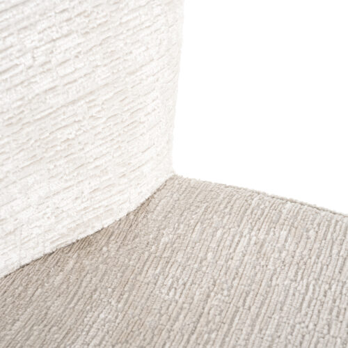Barstoel Darby Chenille Creme - zithoogte 76cm - Afbeelding 7