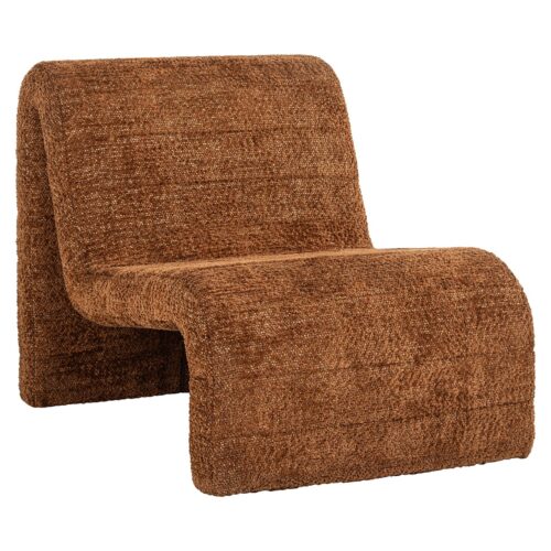 Fauteuil Kelly Chenille - Cinnamon