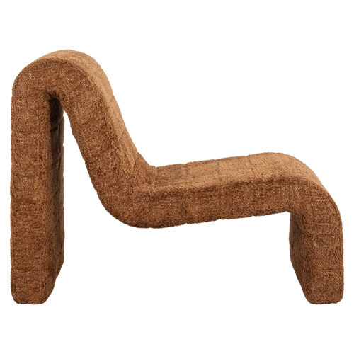 Fauteuil Kelly Chenille - Cinnamon - Afbeelding 2