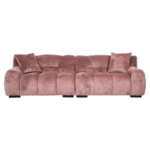 3-zits Bank Charelle - Roze