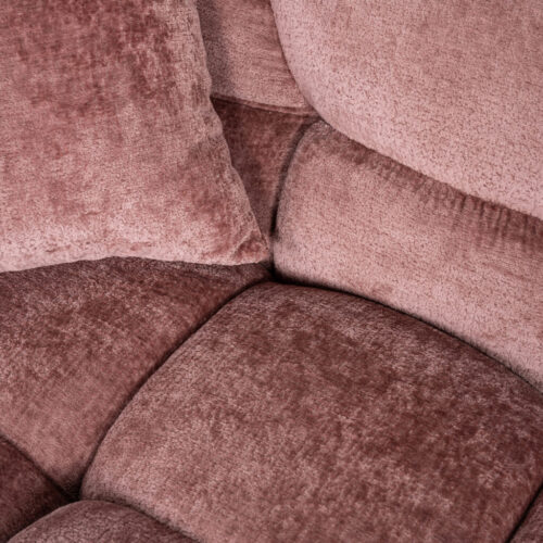 3-zits Bank Charelle - Roze - Afbeelding 4