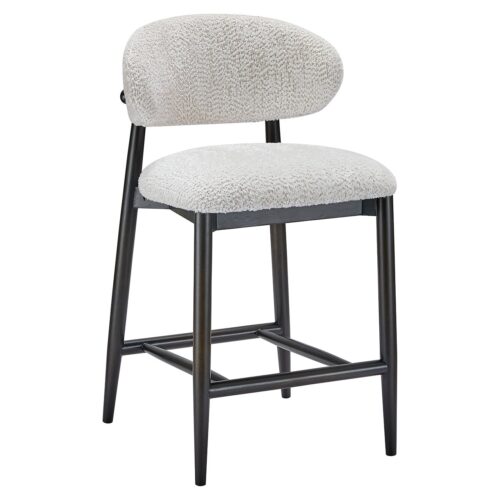 Barstoel Cherry Chenille Crème - zithoogte 66cm