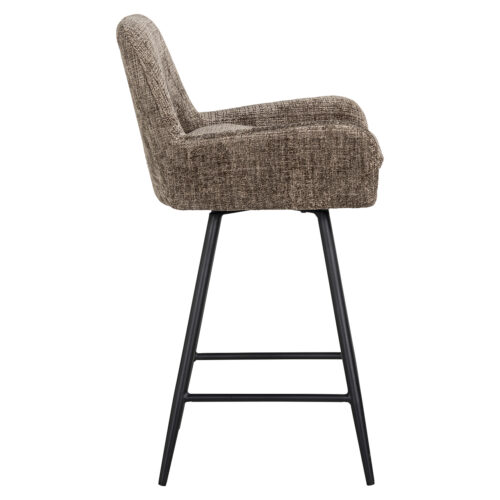 Draaibare Barstoel Linsey Stone - zithoogte 68cm - Afbeelding 2