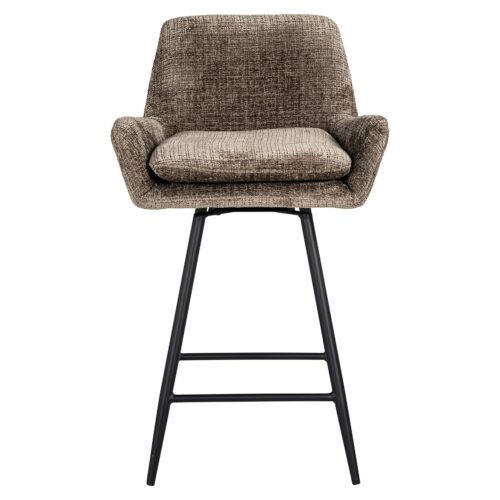 Draaibare Barstoel Linsey Stone - zithoogte 68cm - Afbeelding 4