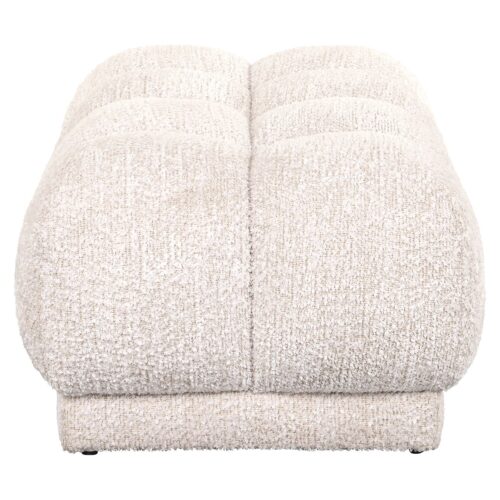Hocker Noah Chenille - Creme - Afbeelding 2