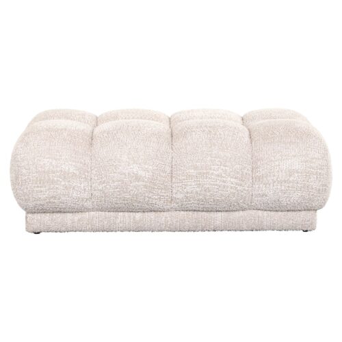 Hocker Noah Chenille - Creme - Afbeelding 3