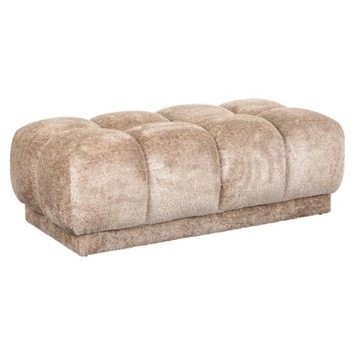 Hocker Noah Chenille - Naturel
