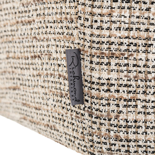 Draaibare Eetkamerstoel Lisonne Velvet en stof kleur Khaki/Naturel - Afbeelding 6