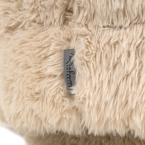 Kinder Draaifauteuil Lenny Fluffy - Zand - Afbeelding 6