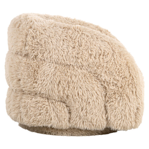 Kinder Draaifauteuil Lenny Fluffy - Zand - Afbeelding 2