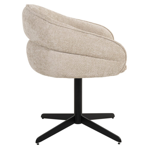 Eetkamerstoel Brandi Fusion kleur Cognac - Afbeelding 2