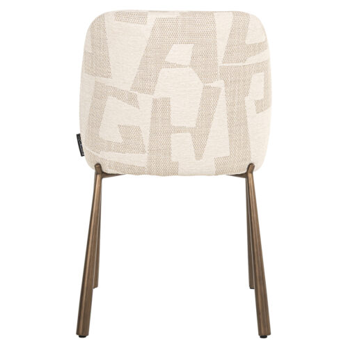 Eetkamerstoel Brandi Lovely kleur Beige - Afbeelding 3