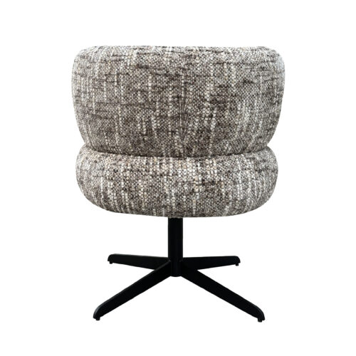 Eetkamerstoel Amalfi Geweven stof kleur Beige - Afbeelding 3