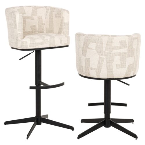 Barstoel Cheyenne Graffic - Beige