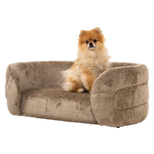 Huisdierenbed Bingo taupe chenille (Bergen 104 taupe chenille) - Afbeelding 9