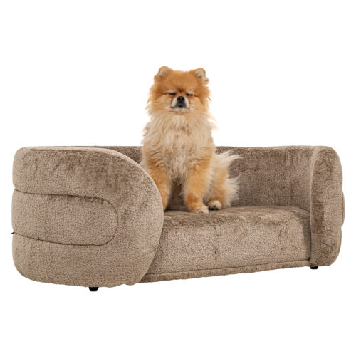 Huisdierenbed Bingo taupe chenille (Bergen 104 taupe chenille) - Afbeelding 14