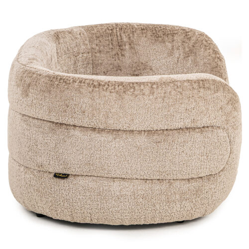 Huisdierenbed Bingo taupe chenille (Bergen 104 taupe chenille) - Afbeelding 2