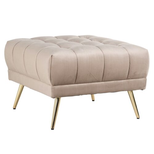 Hocker Huxley Velvet - Khaki