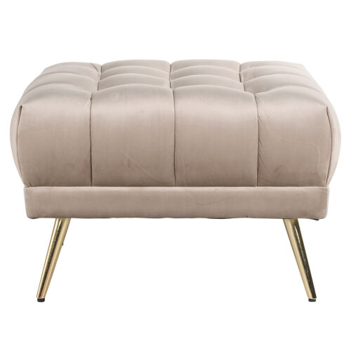 Hocker Huxley Velvet - Khaki - Afbeelding 2