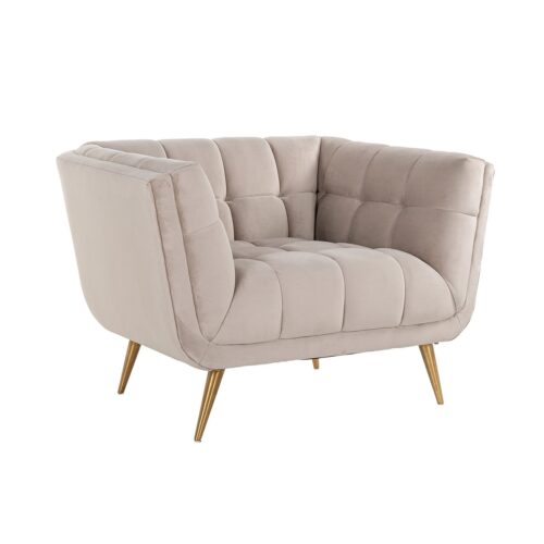 Fauteuil Huxley Velvet - Khaki