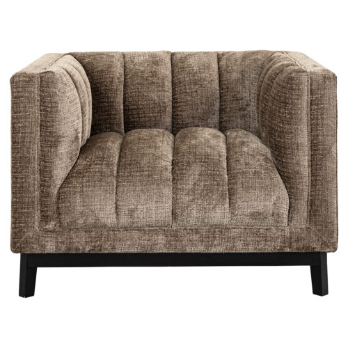Fauteuil Beaudy Chenille - Stone - Afbeelding 4