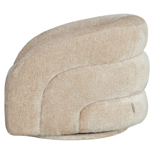 Draaifauteuil Arcus Chenille - Beige - Afbeelding 2