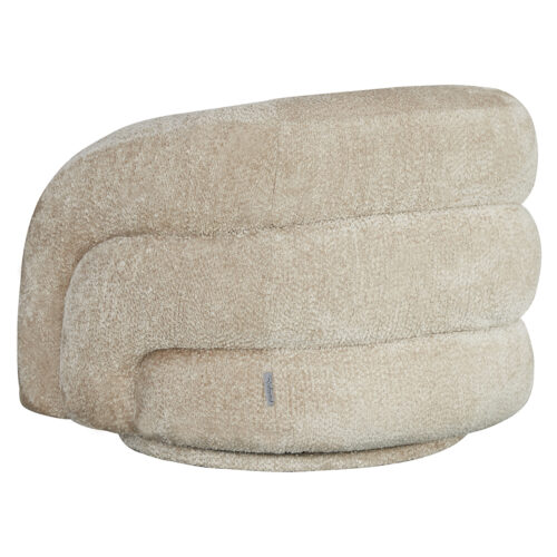 Draaifauteuil Arcus Chenille - Beige - Afbeelding 4