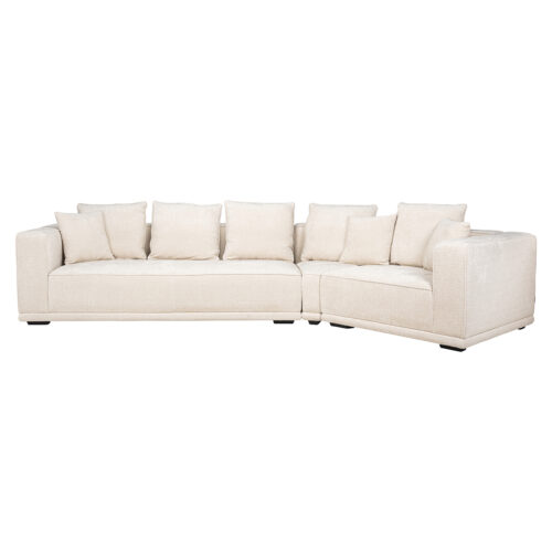 4-zits Bank Lusso Chenille - Beige - Afbeelding 4
