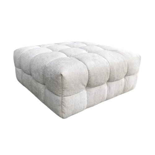 Hocker Merrol Chenille - Crème