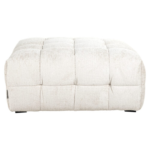Hocker Merrol Chenille - Crème - Afbeelding 2