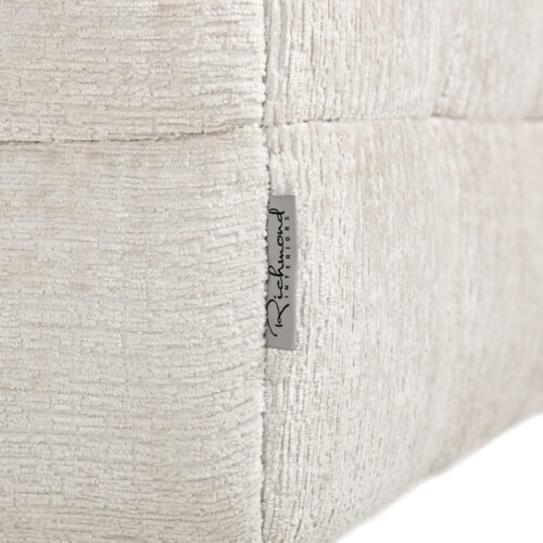 Hocker Merrol Chenille - Crème - Afbeelding 5
