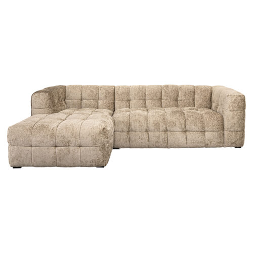Loungebank Merrol Links Chenille - Desert - Afbeelding 5