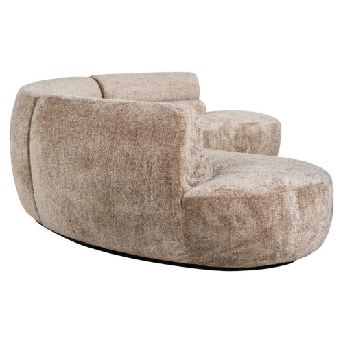 Organische Bank Colby Chenille 360cm - Naturel - Afbeelding 2