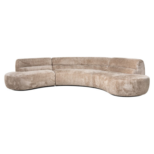 Organische Bank Colby Chenille 360cm - Naturel - Afbeelding 5