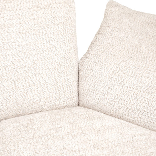 3-zits Loungebank Loyd Chenille - Crème - Afbeelding 8