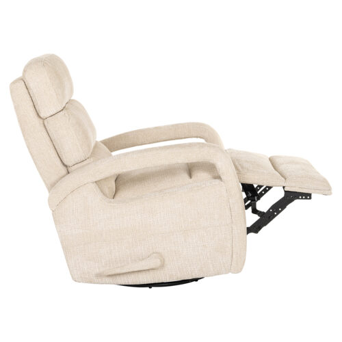 Verstelbare Draaifauteuil Denvi Chenille - Beige - Afbeelding 12