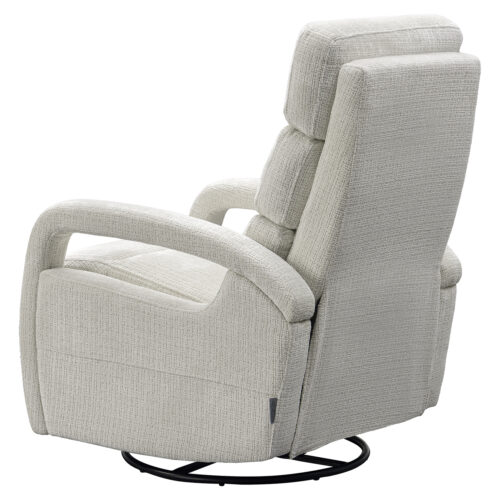 Verstelbare Draaifauteuil Denvi Chenille - Beige - Afbeelding 4