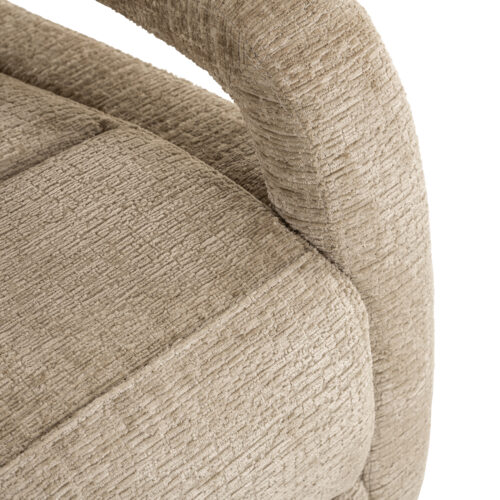 Verstelbare Draaifauteuil Denvi Chenille - Desert - Afbeelding 10