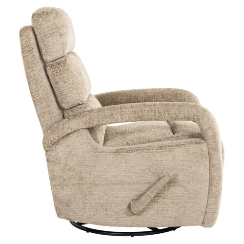 Verstelbare Draaifauteuil Denvi Chenille - Desert - Afbeelding 2