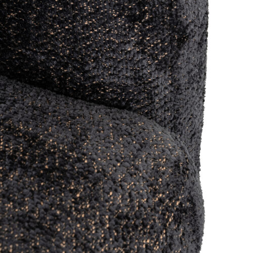 Fauteuil Milania Chenille - Zwart - Afbeelding 7