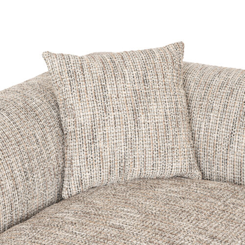 3-zits Loungebank Hoxton Links Chenille - Naturel - Afbeelding 8
