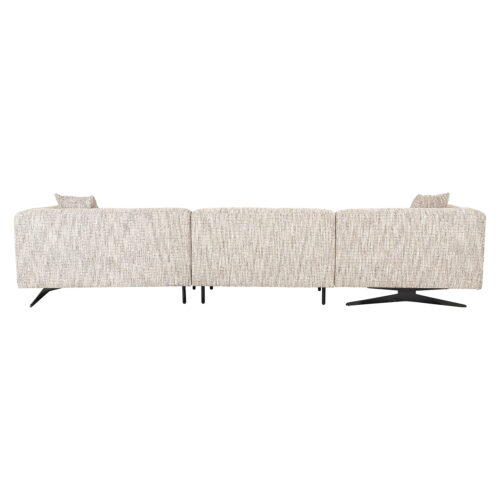 3-zits Loungebank Hoxton Links Chenille - Naturel - Afbeelding 3