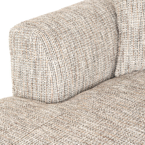 3-zits Loungebank Hoxton Links Chenille - Naturel - Afbeelding 7