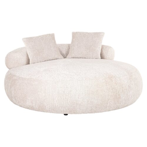 Daybed Tivola Chenille, kleur Crème