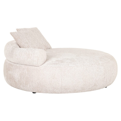 Daybed Tivola Chenille, kleur Crème - Afbeelding 2